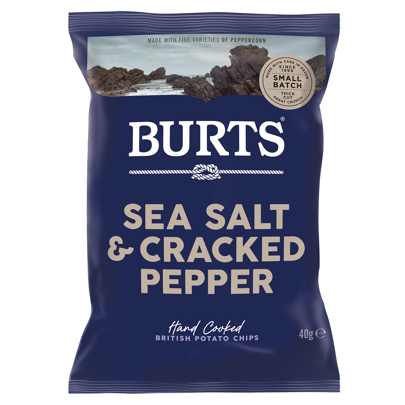 Burts, Sea Salt & Crushed Peppercorns