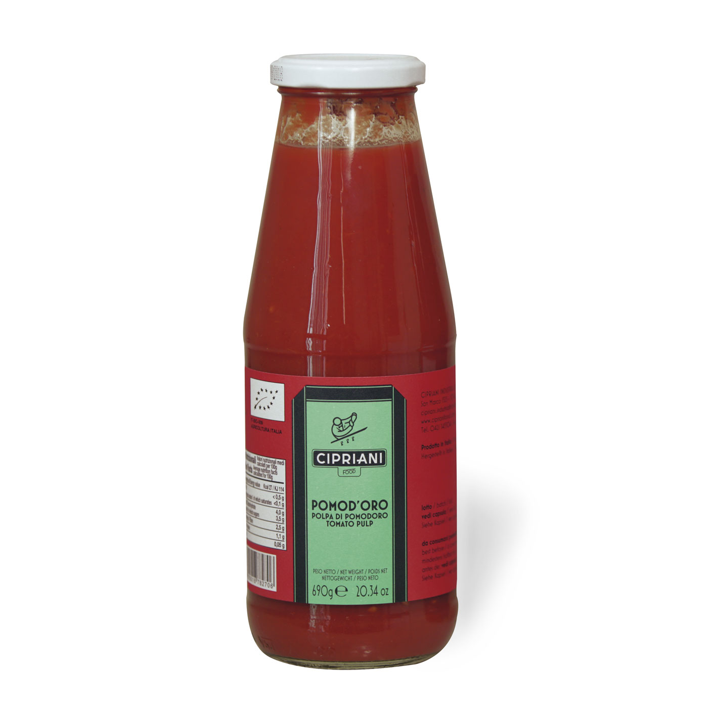 Cipriani, Passata Pomod' Oro BIO