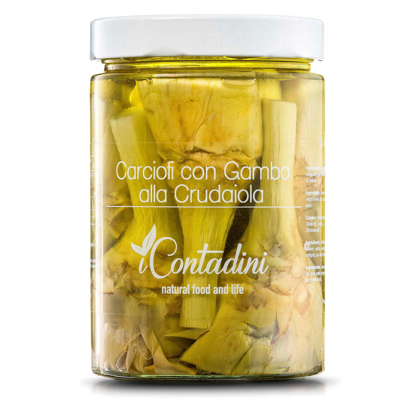 I Contadini, Carciofi con Gambo alla crudaiola in olio EVO