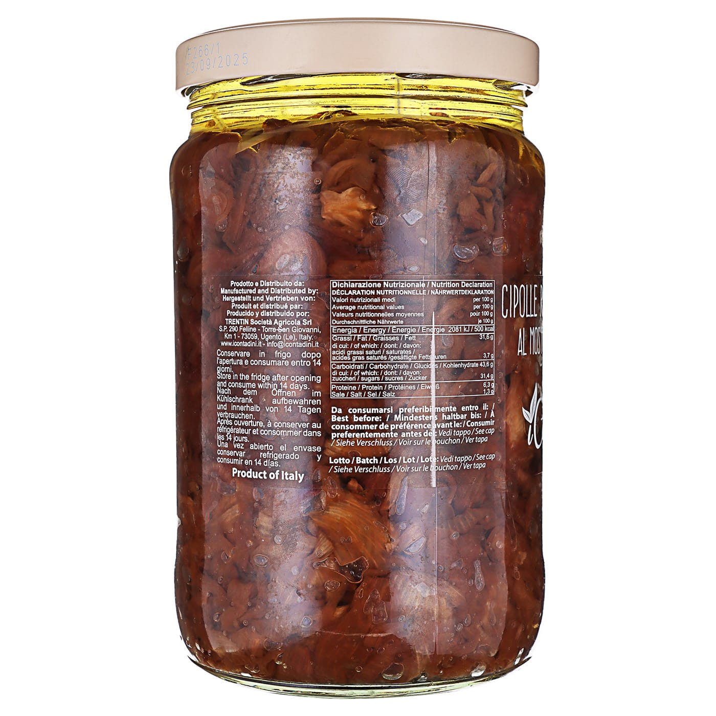 Ginos, Olive Verdi denocciolate in salamoia