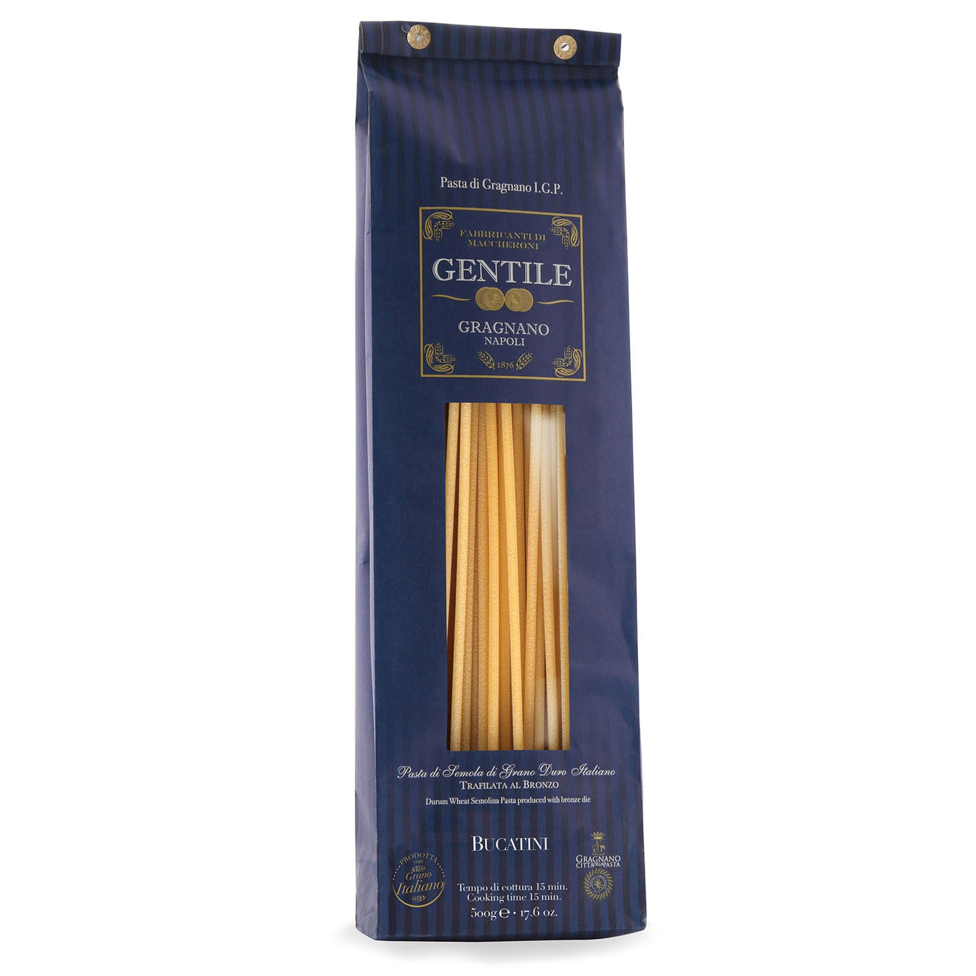 Gentile, Bucatini 3.4 mm, Pasta di Gragnano IGP
