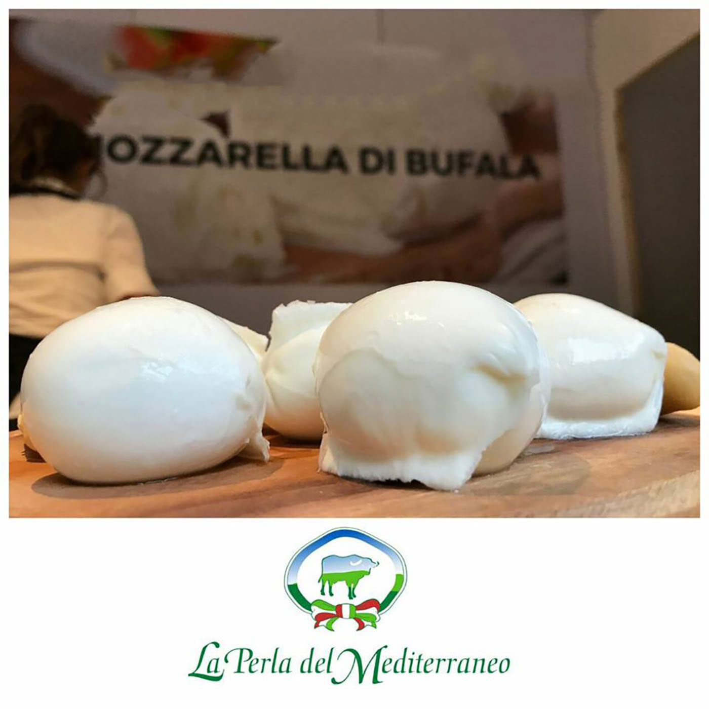 La Perla del Mediterraneo, Mozzarella di Bufala Campana Laktosefrei DOP