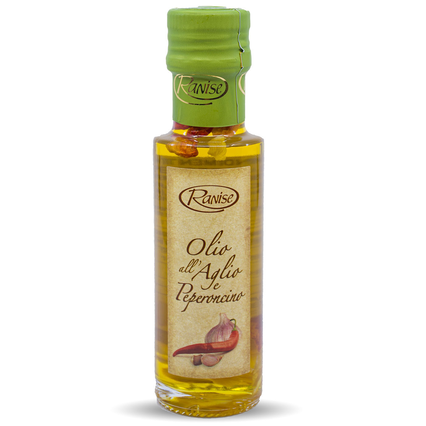 Ranise, Condimento all' Olio extra Vergine di Olive per Pasta Aglio e Peperoncino