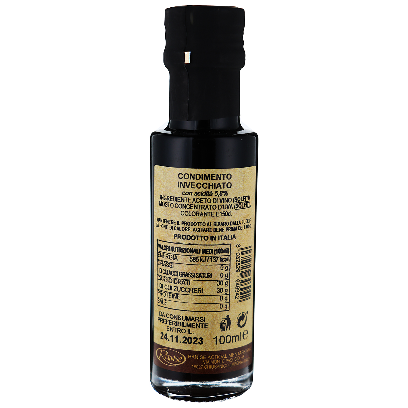 Ranise, Condimento Balsamico invecchiato (min 3 anni)